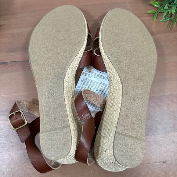 Amazon Essentials Women's Espadrille Wedge Sandalas Size 13 - Picture 8 of 8